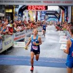 2017 Tayte crosses the finish line in third-place at the 2017 World Long Distance Mountain Running Championships